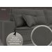 Sofá Palermo 2,80m Retrátil e Reclinável Velosuede Cinza - NETSOFAS 