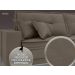 Sofá Palermo 2,80m Retrátil e Reclinável Velosuede Marrom - NETSOFAS 