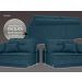 Sofá Palermo 2,80m Retrátil e Reclinável Velosuede Royal - NETSOFAS 