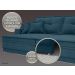 Sofá Palermo 2,80m Retrátil e Reclinável Velosuede Royal - NETSOFAS 