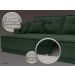 Sofá Palermo 2,80m Retrátil e Reclinável Velosuede Verde - NETSOFAS 