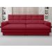 Sofá Pegasus 2,00m Assento Retrátil e Reclinável Velosuede Vermelho - NETSOFAS