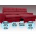 Sofá Pegasus 2,00m Assento Retrátil e Reclinável Velosuede Vermelho - NETSOFAS