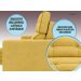 Sofá Pegasus 2,50m Assento Retrátil e Reclinável Velosuede Canário - NETSOFAS