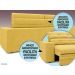 Sofá Pegasus 2,50m Assento Retrátil e Reclinável Velosuede Canário - NETSOFAS