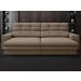 Sofá Pegasus 2,50m Assento Retrátil e Reclinável Velosuede Capucinno - NETSOFAS