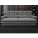 Sofá Pegasus 2,50m Assento Retrátil e Reclinável Velosuede Grafite - NETSOFAS