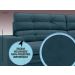 Sofá Pegasus 2,50m Assento Retrátil e Reclinável Velosuede Royal - NETSOFAS