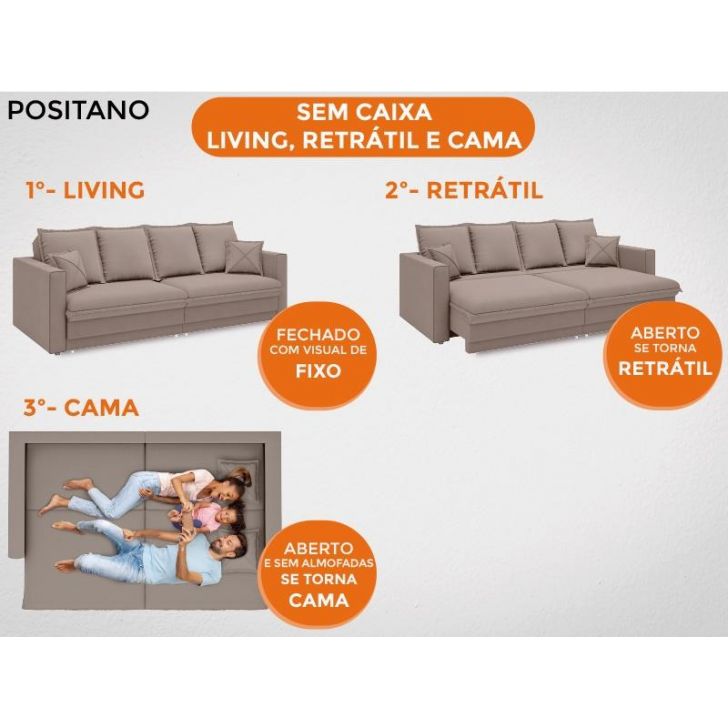 Sofá Retrátil Elétrico Positano Cru  MUMA Móveis e decoração com design  assinado