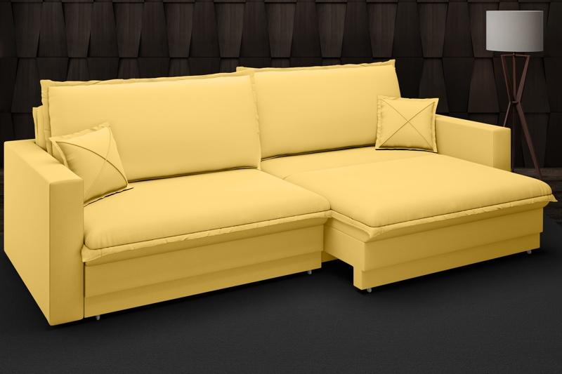 Sofá Tango 1,80m sem caixa, Retrátil e Reclinável Velosuede Canario - NETSOFAS