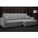 Sofá Tango 1,80m sem caixa, Retrátil e Reclinável Velosuede Grafite - NETSOFAS