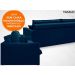 Sofá Tango 1,80m sem caixa, Retrátil e Reclinável Velosuede Petroleo - NETSOFAS