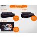 Sofá Tango 1,80m sem caixa, Retrátil e Reclinável Velosuede Preto - NETSOFAS