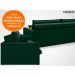Sofá Tango 1,80m sem caixa, Retrátil e Reclinável Velosuede Verde - NETSOFAS
