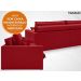 Sofá Tango 1,80m sem caixa, Retrátil e Reclinável Velosuede Vermelho - NETSOFAS