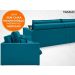 Sofá Tango 2,00m sem caixa, Retrátil e Reclinável Velosuede Royal - NETSOFAS