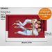 Sofá Tango 2,40m sem caixa, Retrátil e Reclinável Velosuede Vermelho - NETSOFAS
