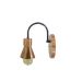 Arandela Aluminio Irlanda Cobre Com Preto 1 Lamp - Nacional Iluminação