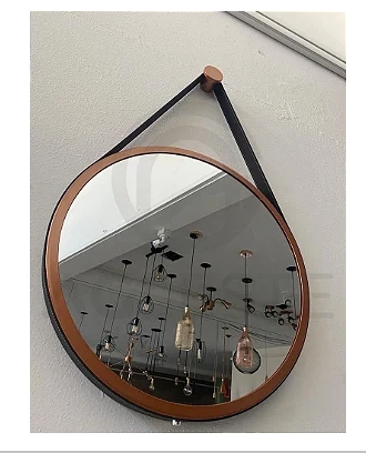 Espelho Adnet Diam 50Cm Cobre Com Preto - Nacional Iluminação