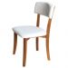 Cadeira Decorativa Estofada Porcelana Pes Madeira Pinhao Nacc