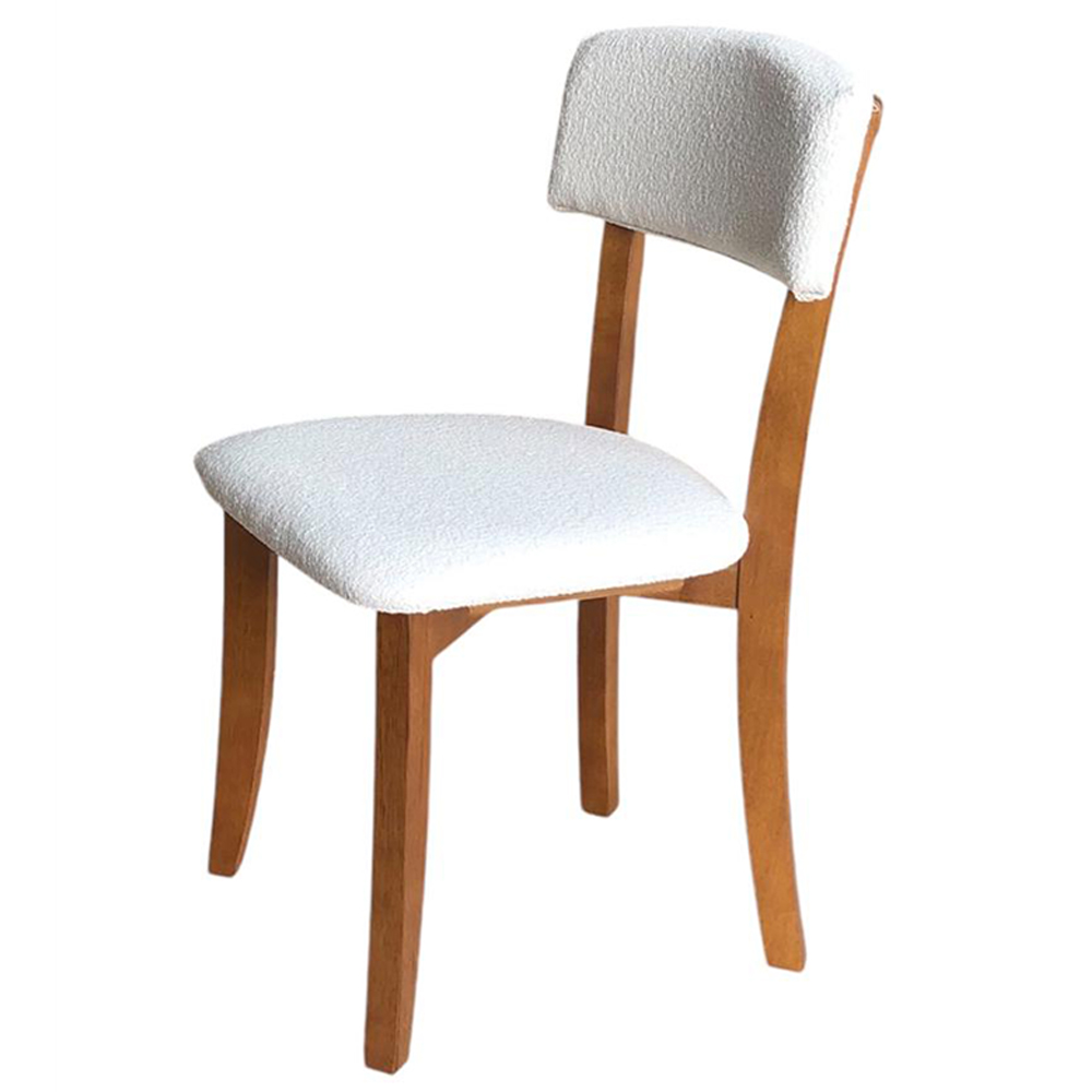Cadeira Decorativa Estofada Porcelana Pes Madeira Pinhao Nacc