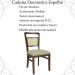 Cadeira Decorativa Ivory Tela Natural Pes Madeira Pinhao Nacc
