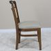 Cadeira Decorativa Prateado Tela Natural Pes Madeira Pinhao Nacc