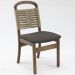 Cadeira Decorativa Vinil Corda Nautica Nude Pes Madeira Pinhao Nacc