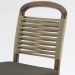 Cadeira Decorativa Vinil Corda Nautica Nude Pes Madeira Pinhao Nacc
