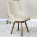Cadeira Estofada Papel Base Giratoria Madeira Pinhao Nacc