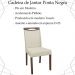 Kit 2 Cadeira de Jantar Pes Madeira Pinhao Papel Nacc