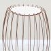 Kit Mesa Apoio Lateral 43 cm Tampo Vidro Branco Base Metal Cobre Nacc