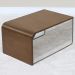 Mesa De Centro Baixa Madeira Pinhao Base Metal Niquel Nacc