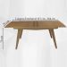 Mesa De Jantar Extensivel 113 ou 164 cm Madeira Pinhao Nacc