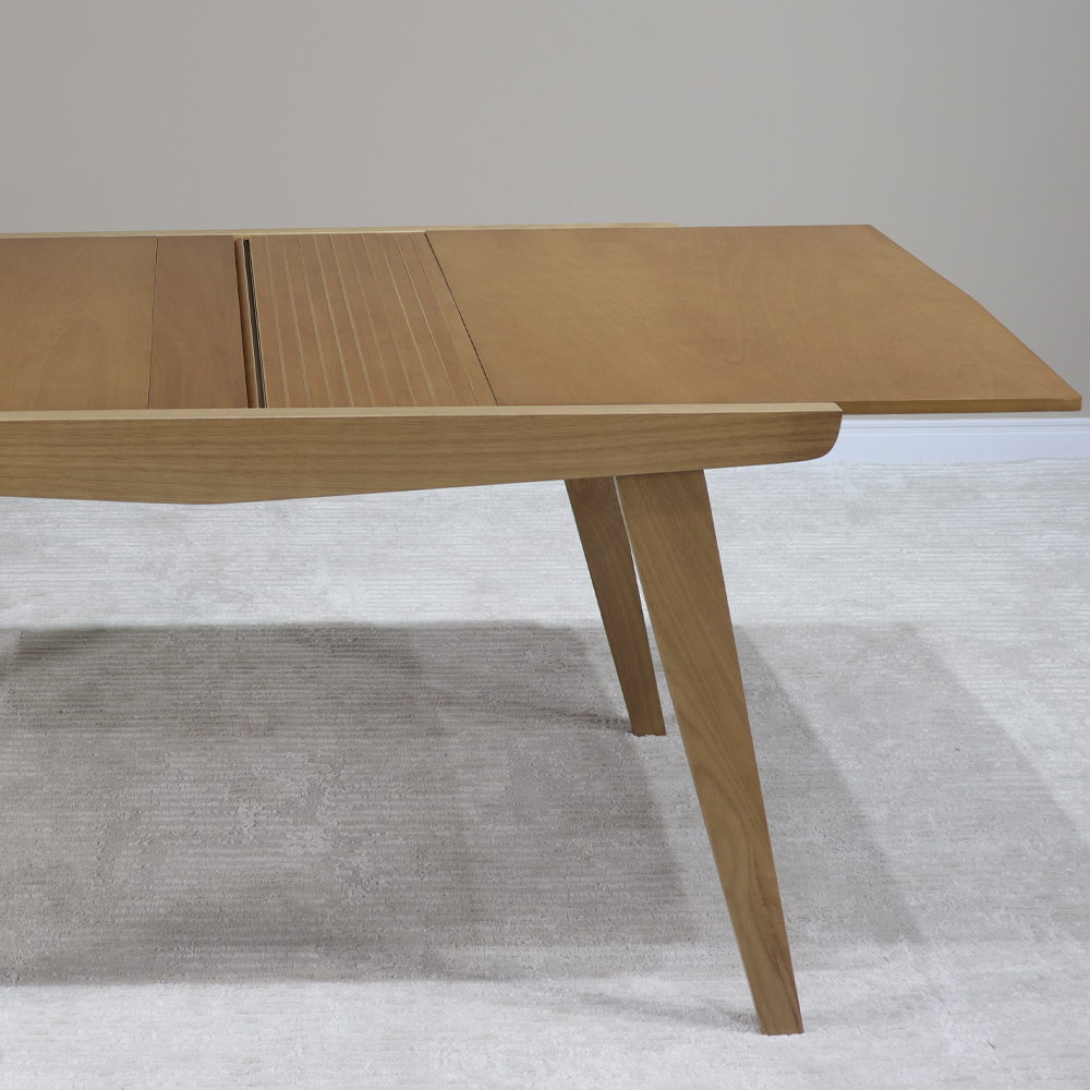 Mesa De Jantar Extensivel 113 ou 164 cm Madeira Pinhao Nacc