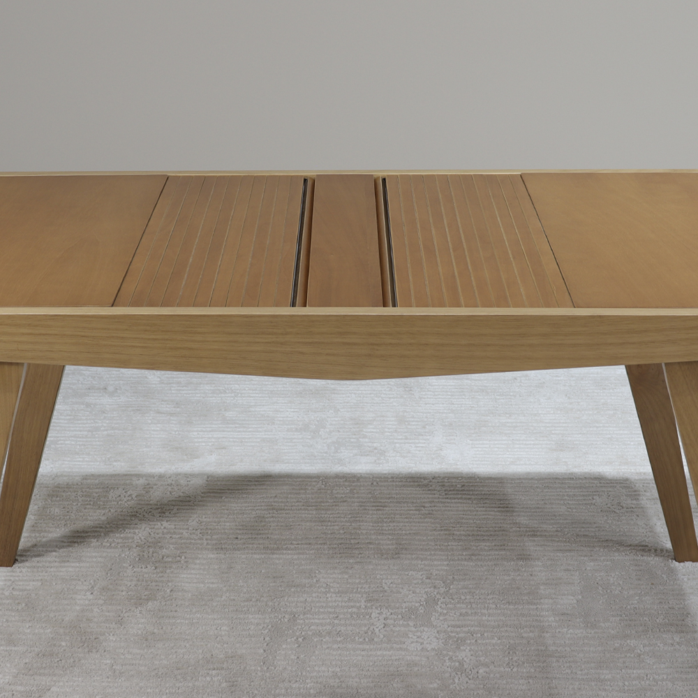 Mesa De Jantar Extensivel 113 ou 164 cm Madeira Pinhao Nacc