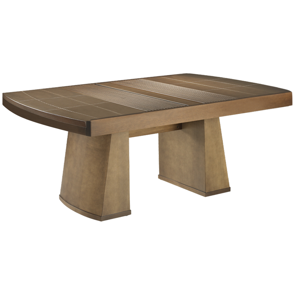 Mesa De Jantar Extensivel 162 ou 222 cm Madeira Capuccino Nacc