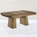 Mesa De Jantar Extensivel 162 ou 222 cm Madeira Capuccino Nacc