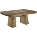 Mesa De Jantar Extensivel 200 ou 278 cm Madeira Capuccino Nacc