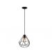 Pendente Aramado Aquarius Preto 1 Lamp - Nacional Iluminação