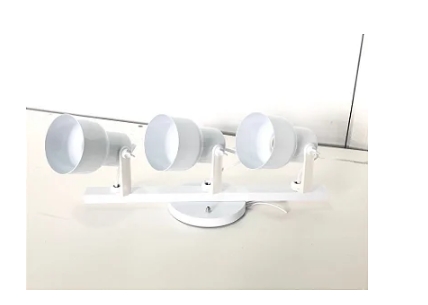 Spot Lumina Para Trilho Branco 3L Aluminio - Nacional Iluminação