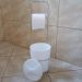 Suporte Papeleira E Lixeira Com Tampa Porta Papel Higiênico