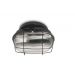 Tartaruga Preto Com Ferro E Vidro 1 Lamp - Nacional Iluminação
