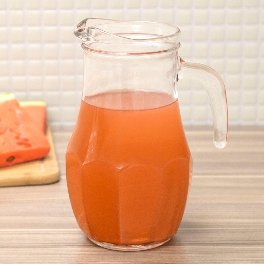 Jarra Tango para Água e Suco 750ml Alça Nadir Figueiredo em Vidro Transparente