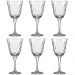 Jogo 6 Taças para Água Vinho 365ml Lírio Nadir Figueiredo em Vidro Transparente