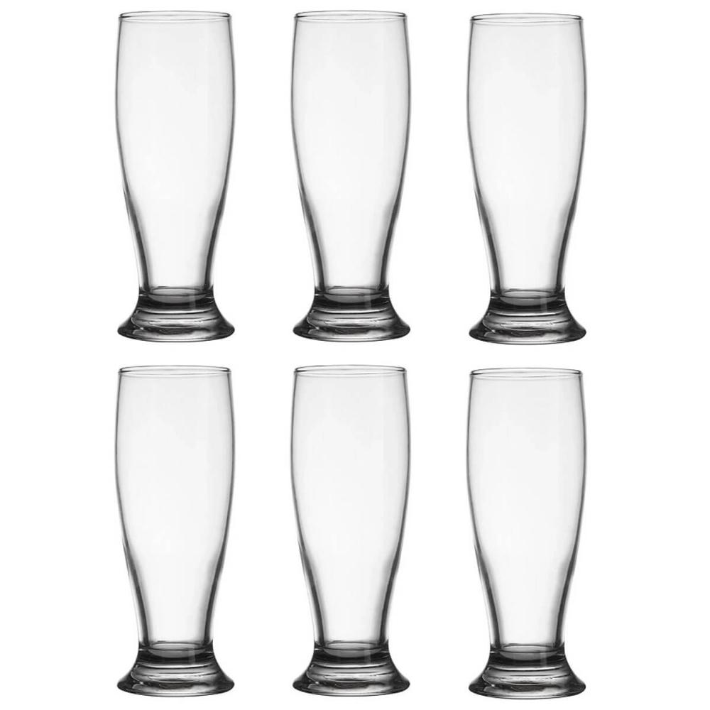 Jogo de 6 Copos Tulipa Munich de Vidro 200ml para Chopp e Cerveja Nadir Figueiredo 