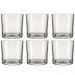 Jogo de 6 Copos de Vidro para Whisky Bar Rocks 265ml Nadir Figueiredo