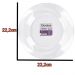 Prato Fundo Astral Duralex 22,2cm Vidro Transparente Nadir F
