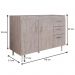 Balcão Gabinete Pia Inox 120cm Nathan 2 Portas Rústico - Nathy Móveis