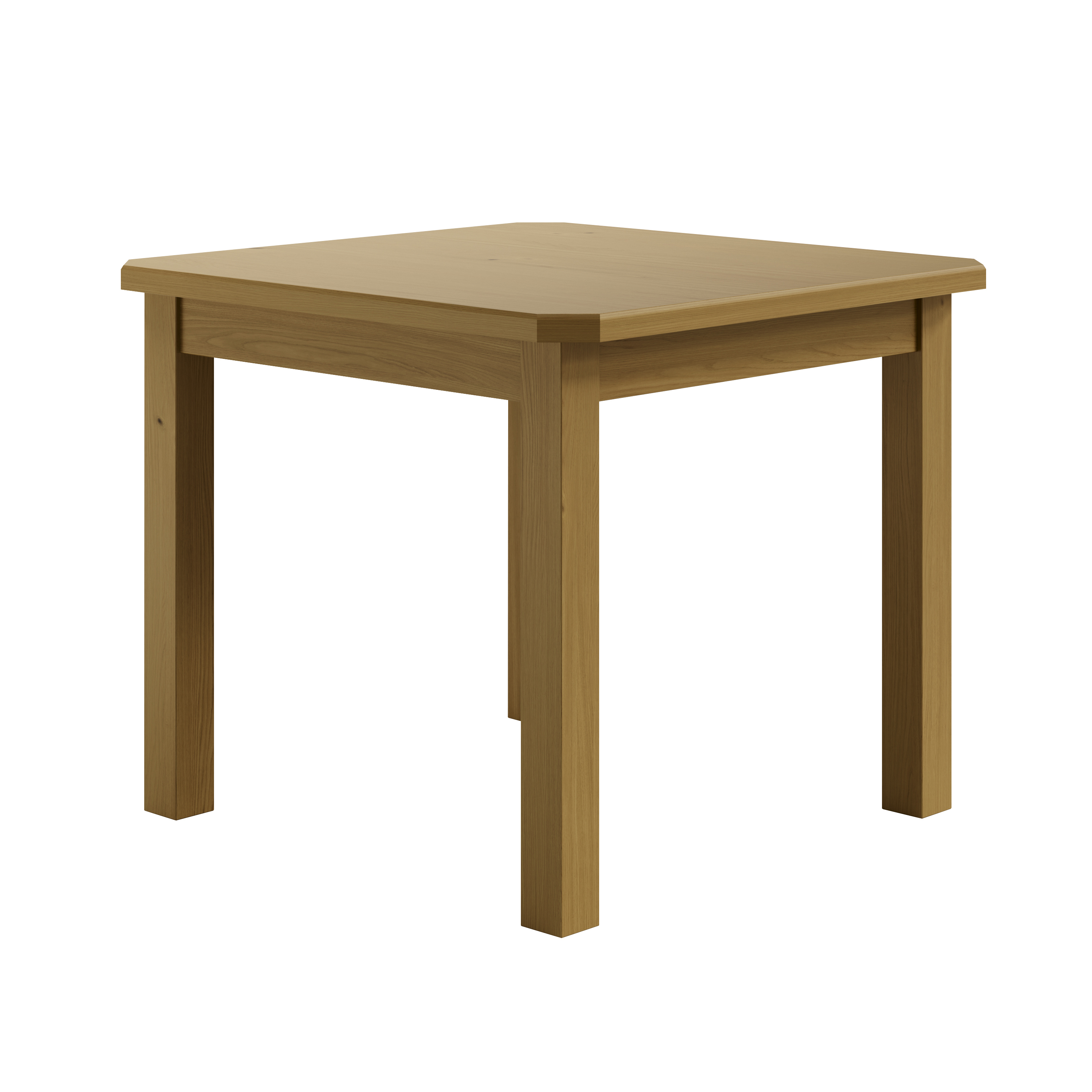 Conjunto Mesa Nogueira De Madeira Maciça 88x88 + 4 Cadeiras Madeira Para Cozinha Sala De Jantar Sfa